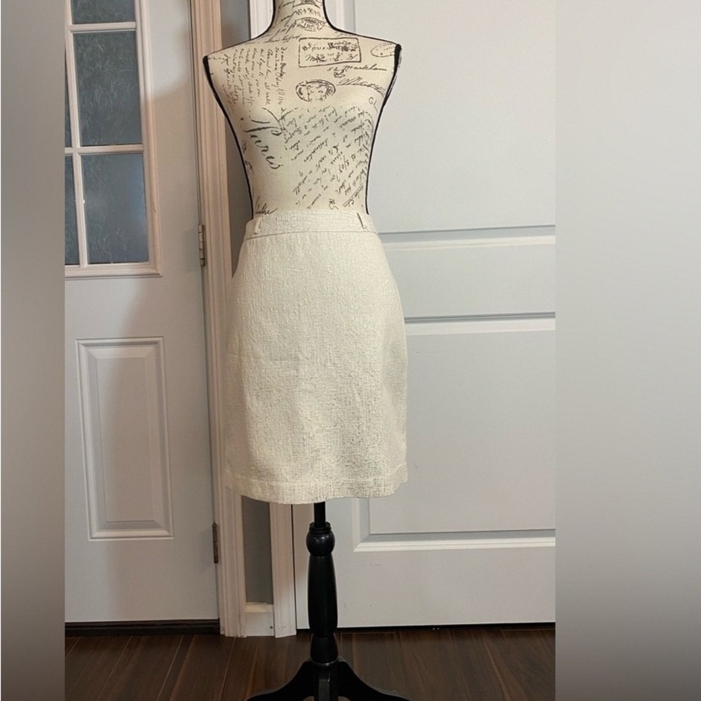 Worthington Cream Pencil Skirt